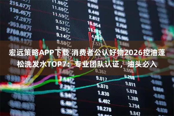 宏远策略APP下载 消费者公认好物2026控油蓬松洗发水TOP7：专业团队认证，油头必入